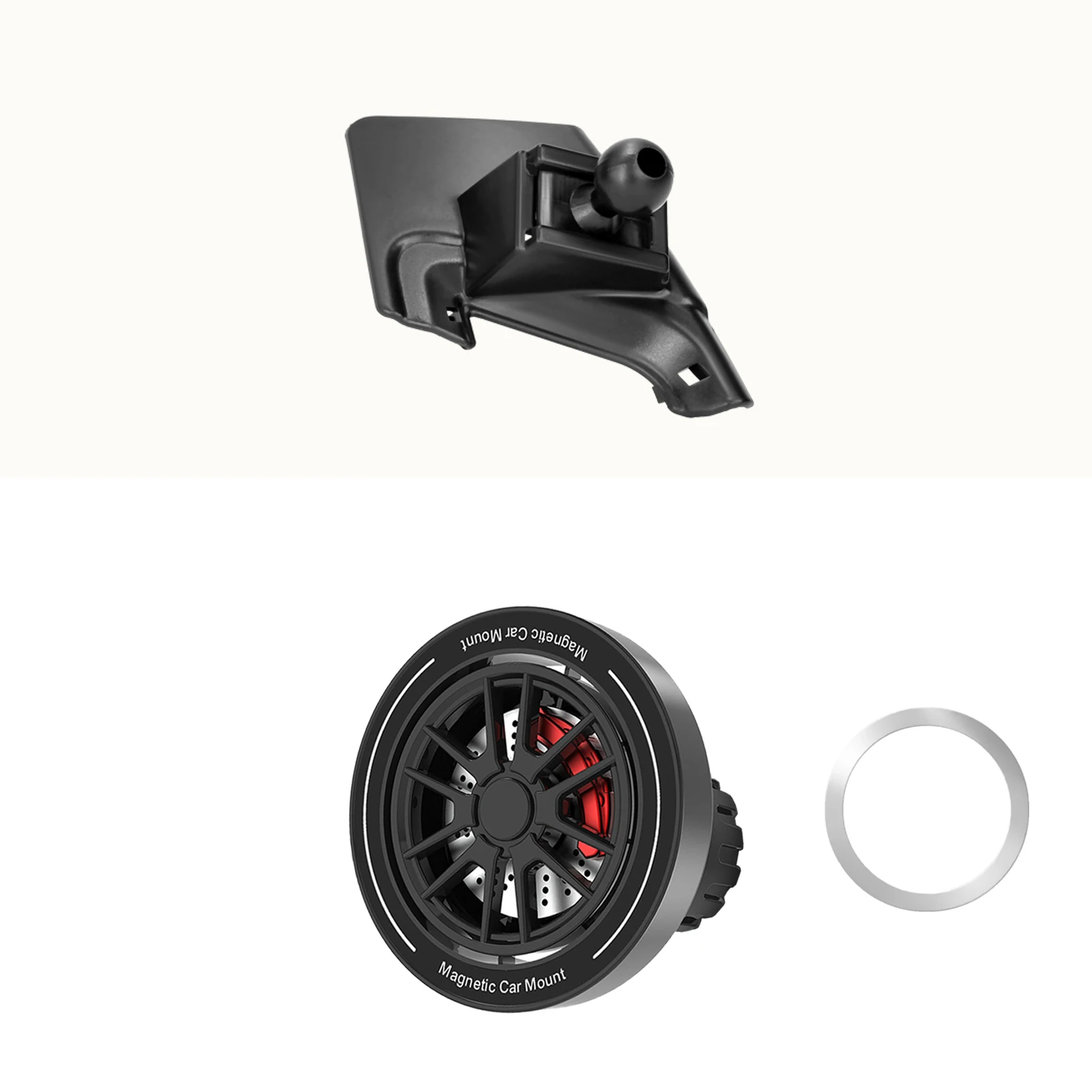 Für Ford Fiesta 2008 2009 2010-2017 Fahrzeugspezifische Telefonhalterung Smart Car Phone Mount 66W Ladehalterung Zubehör