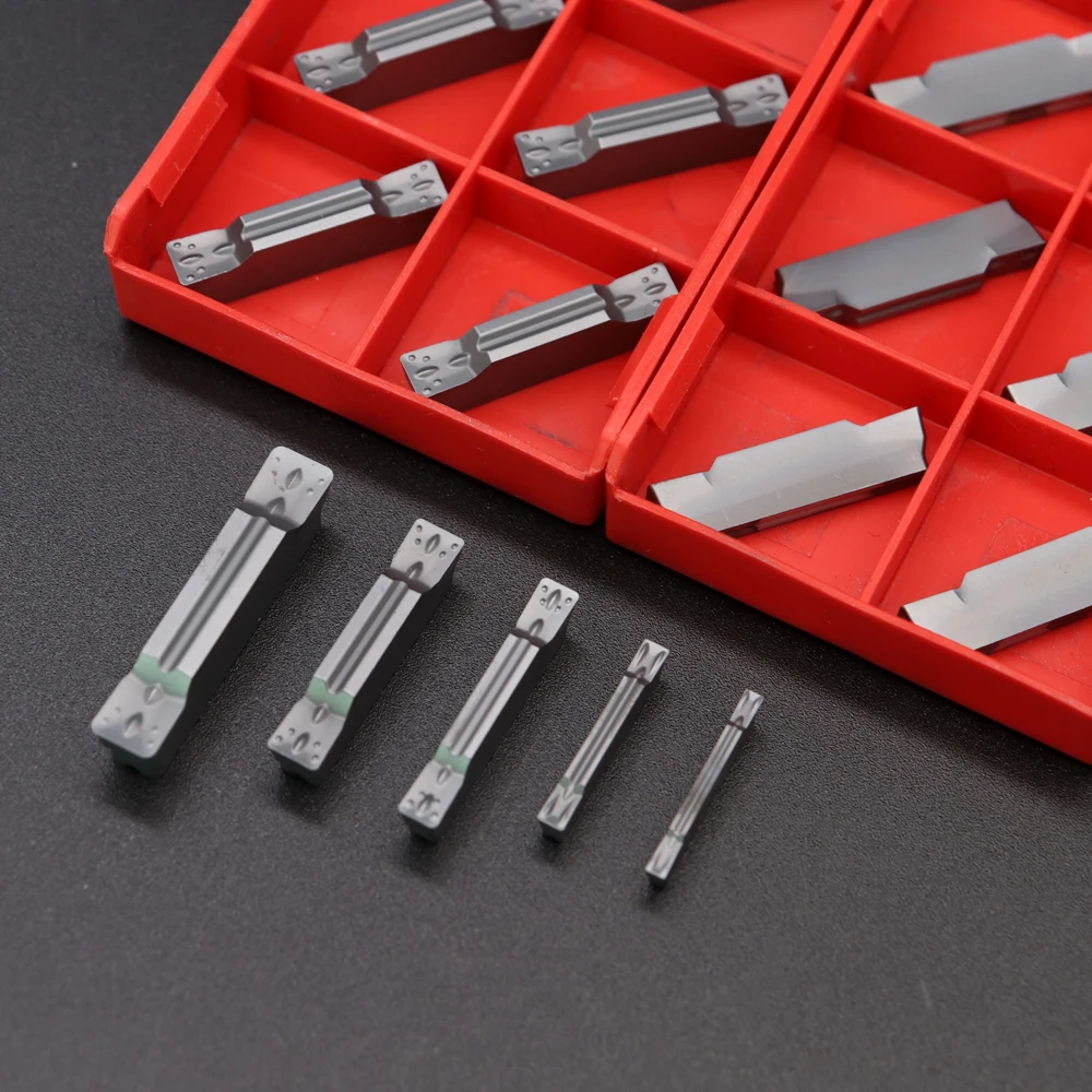 10Pcs MGMN150 MGMN200 MGMN300 MGMN400 M 9030 Grooving Insert Lathe Slotted Blade Turning Tool Carbide Insert CNC Lathe Cutter