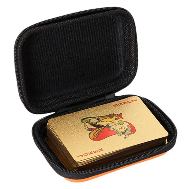 Card Hard Case Board Game Storage Box Waterproof EVA Poker Tarot Divination Game Card Protection Box With Zipper For Little Item