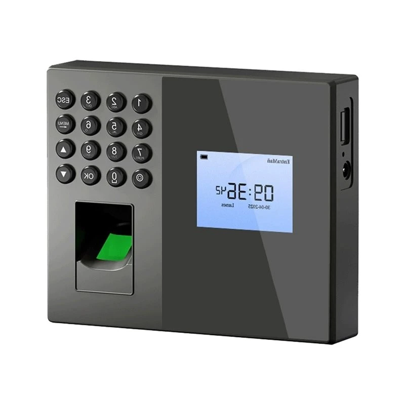 24-hour delivery Biometric Time Clocks US Plug For Employees Time Punch Machine For Business Fingerprint/Card/Password