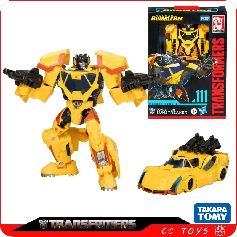 Takara Tomy-محولات شخصية عمل سلسلة الاستوديو ، فئة فاخرة ، فن Concopt ، Sunstreaker ، هواية جمع الروبوت ، في المخزون ، SS111