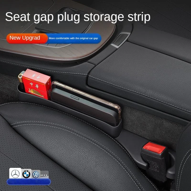 Seggiolino Auto Gap Filler Organizer cucitura automatica a prova di perdite Anti Drop Storage Box Bag Driving Strip fessura Key Card porta telefono