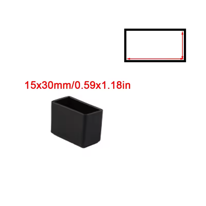 Square Silicone Chair Leg Caps Non-slips Table Foot Dust Cover Socks Floor Protector Pads Pipe Plugs Furniture Leveling Feet - Image 10