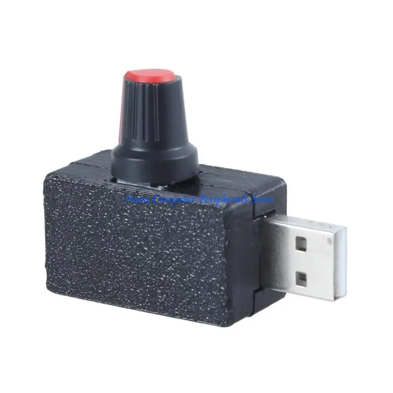 F68C USB Fan Speed Adjuster Stepless Speed Control 5V Continuous Controller Module for Cooling Electronics