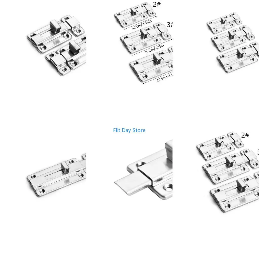 F92C Door Security Slide for Latch Lock Heavy Duty Thicken Barrel Bolt for Door &
