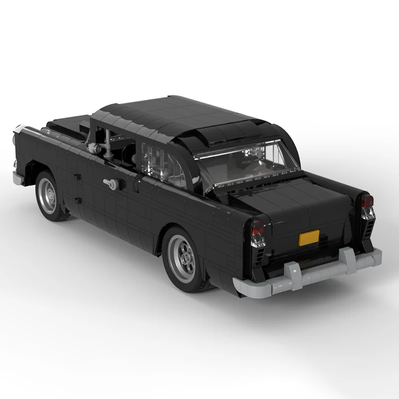 1479pcs MOC Chevy Bel Air Street Rod Iconsed Model Building kerstcadeau blokken Architectuur speelgoed Monteren DIY idee Verjaardag
