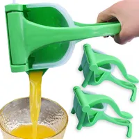 Home Manual Lemon Squeezer Double Bowl Fruit Juicers Portable Practical Citrus Press Lime Clips for Kitchen Fruit Accessories