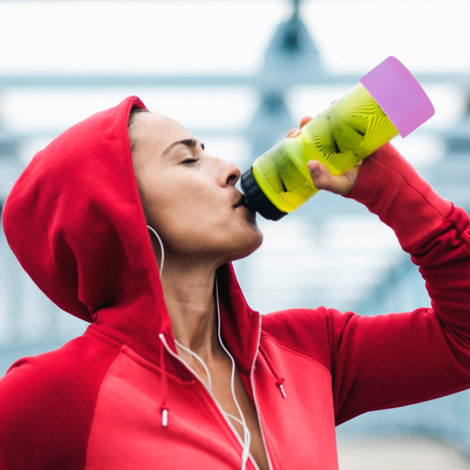 

4 шт., антисиликоновый нижний рукав для бутылки, теплоизолированный защитный чехол, универсальный растягивающийся кухонный аксессуар