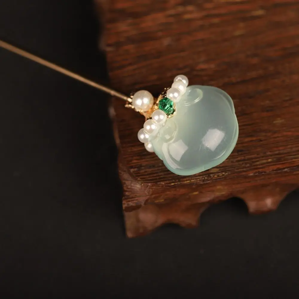 غطاء الرأس مشبك أمان فتاة إكسسوارات الشعر أغطية الرأس القديمة النمط الصيني أغطية الرأس النمط القديم دبوس الشعر Hanfu العصي الشعر