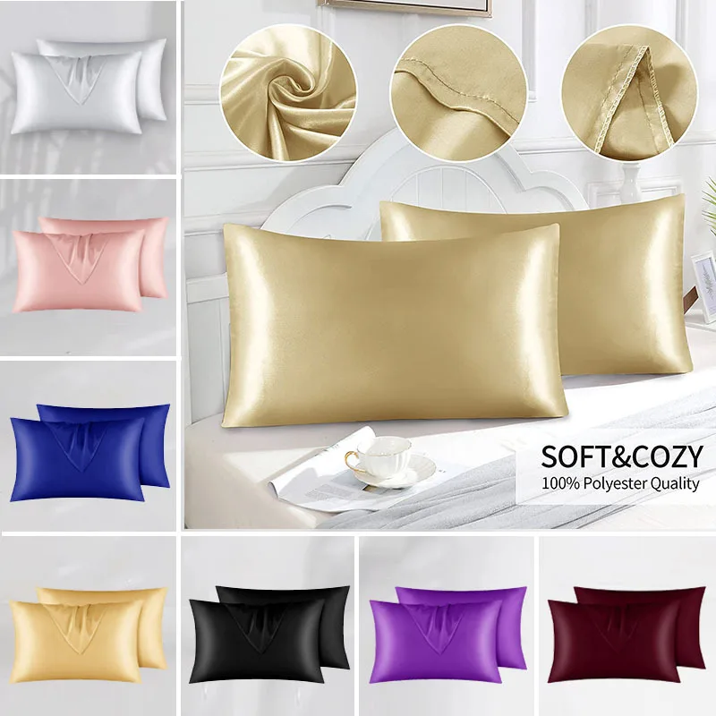 100% pure silk pillowcase real silk pillowcase natural silk pillowcase mulberry silk pillowcase home bedding 1pc