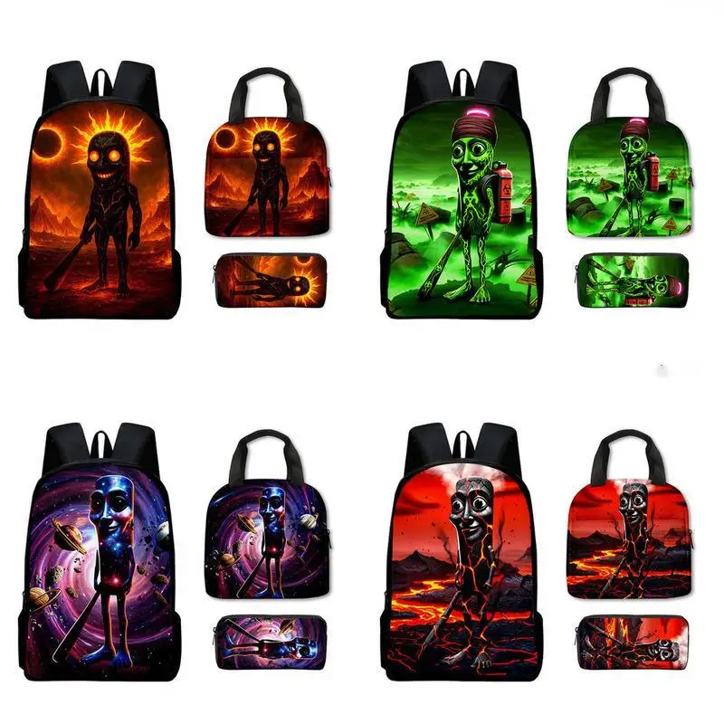 

Tralalelo Tralala Backpack Tung Tung Tung Sahur Lunch Bag Pencil Case Sahur Schoolbags For Students Tralalelo Tralala Mochila