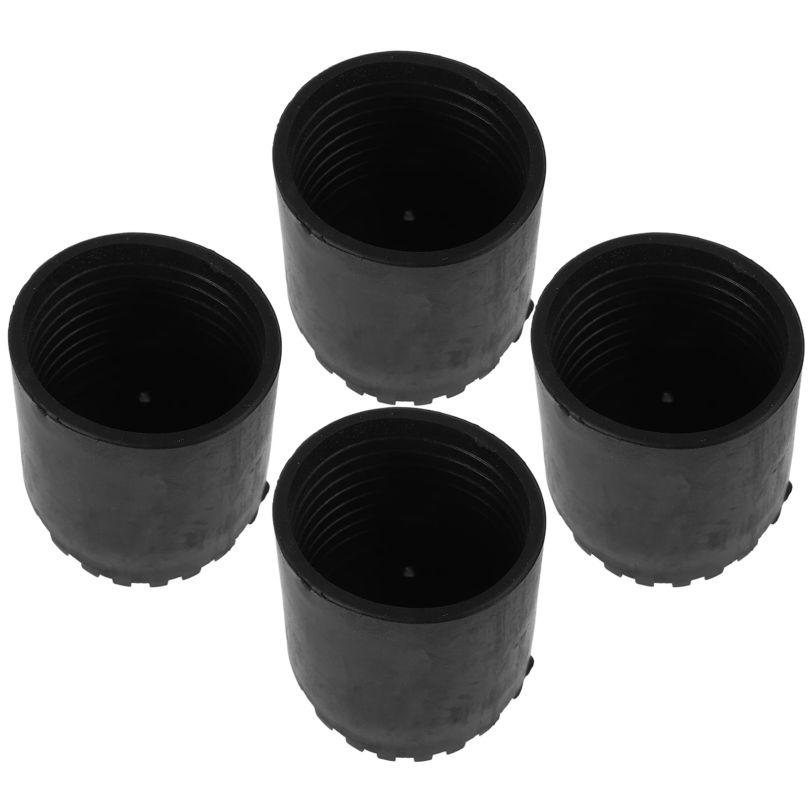 

4pcs Rubber End Caps Replacement Non-Slip Stabilizer Pads Anti-Slip Floor Protectors Cushion Rubber Step Accessories For