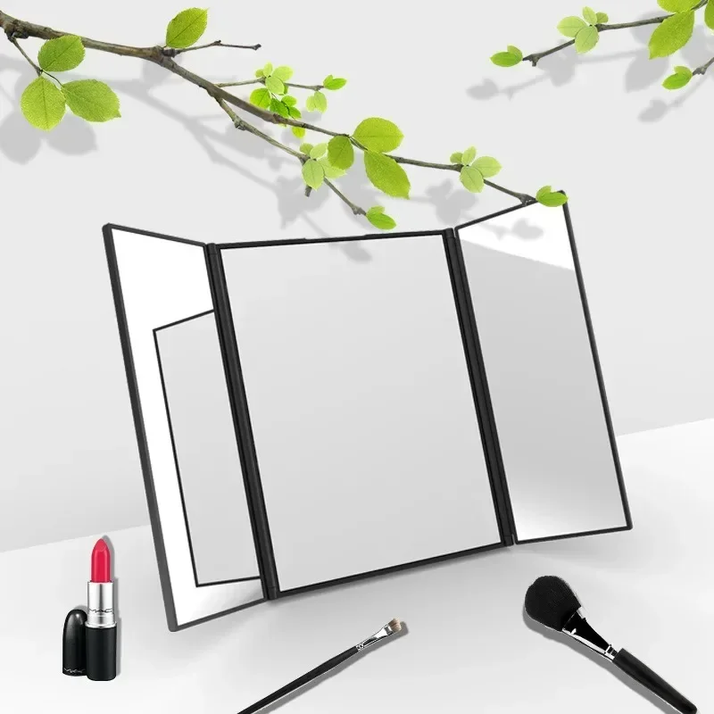 Lusterko kosmetyczne LED Lightless Style Tri-fold Mirror Wysokiej jakości lusterko podróżne Przenośne