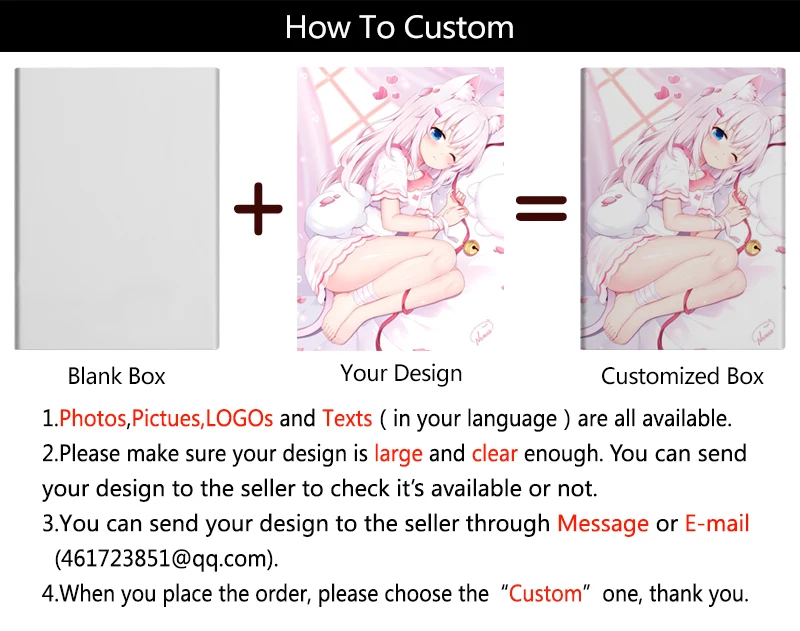 Klassische Animation Anime niedlich 89mm Rauch geschenk für Raucher Metall Medium Zigaretten etui Box benutzer definierte Logo Foto Farbdruck – Detail 2