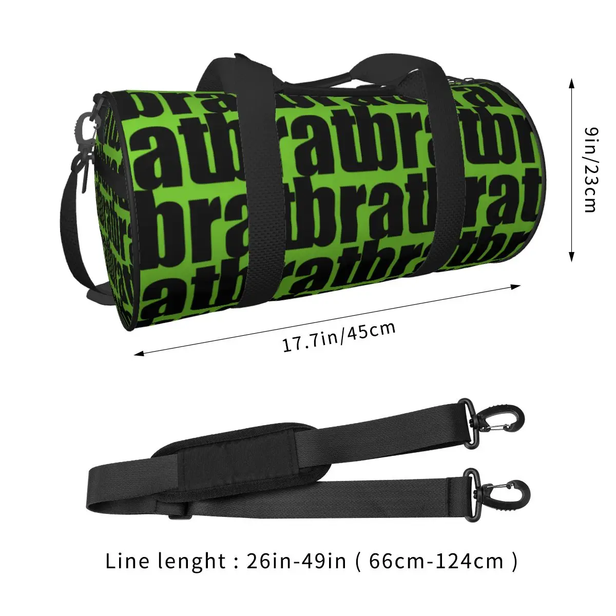 Brat Musik Neue Sporttasche Englisch Sänger Charli Xcx Outdoor Sport Taschen Gym Zubehör Training Handtasche Fitness Tasche Für Paar