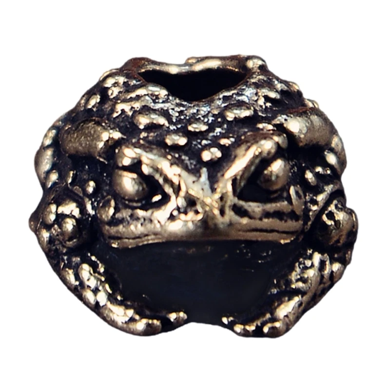

Toads Pendant for Rope Braiding and Unique Accessory Making Paracord Bead
