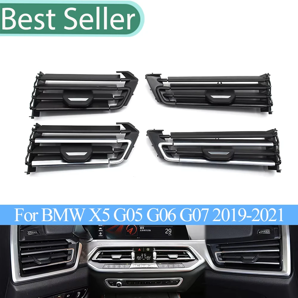 For BMW X5 X6 X7 Series G05 G06 G07 2019-2022 Car Dashboard Front Left Right Air Conditioning AC Vent Outlet Grille Repair Kit