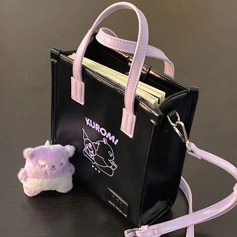 New Kawaii Cute Sanrio Kuromi Cinnamoroll Single Shoulder Bag Inclined Shoulder Bag Handbag Girl Birthday Gift For Girlfriend