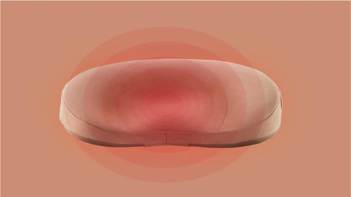 Heated Seat Cushion with Hip Massager Effective in Improving Constipation