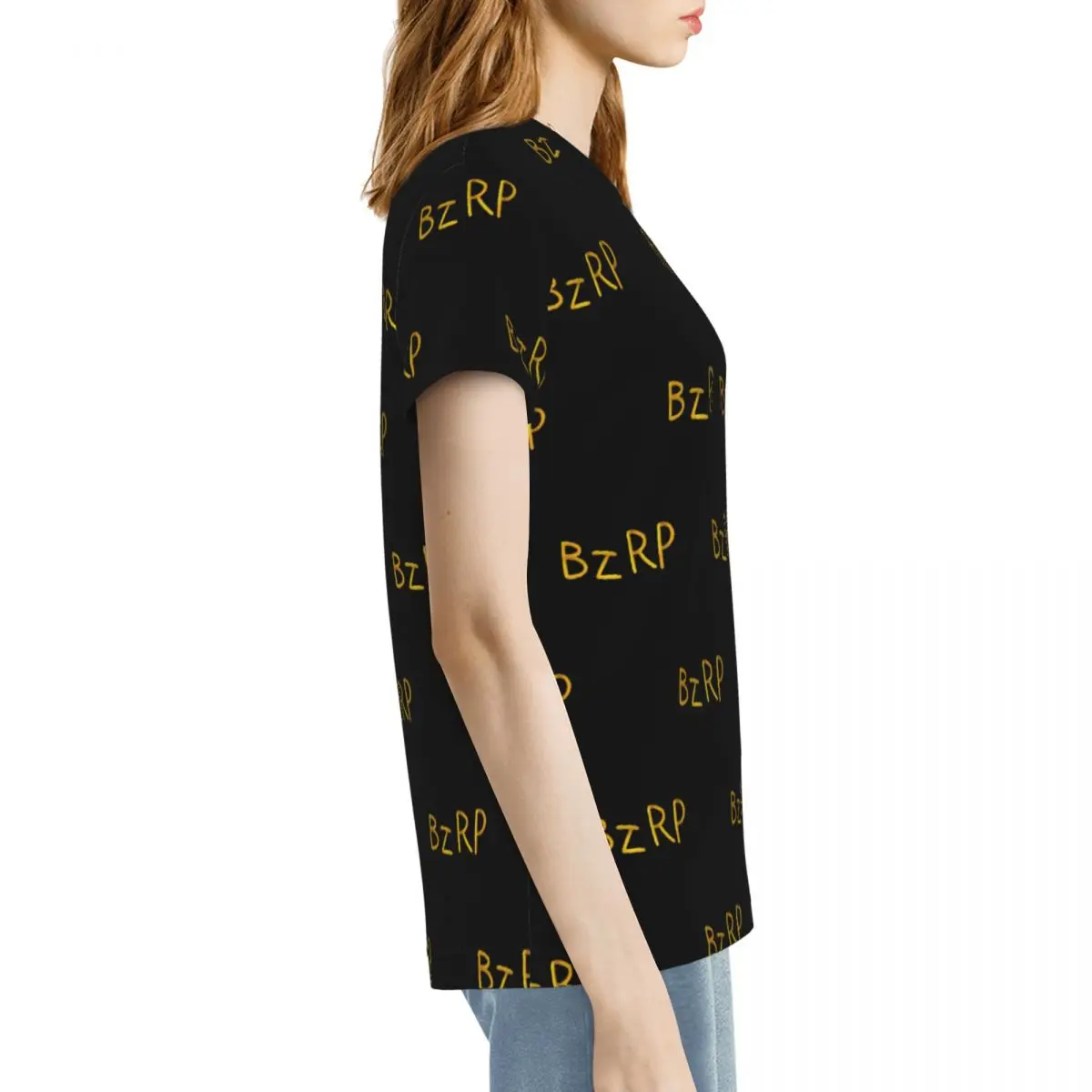 Bizarrap Cap (BZRP) T-Shirt Women Short Sleeve T Shirts Round Neck Clothes Cotton Summer Tees Streetwear view 5
