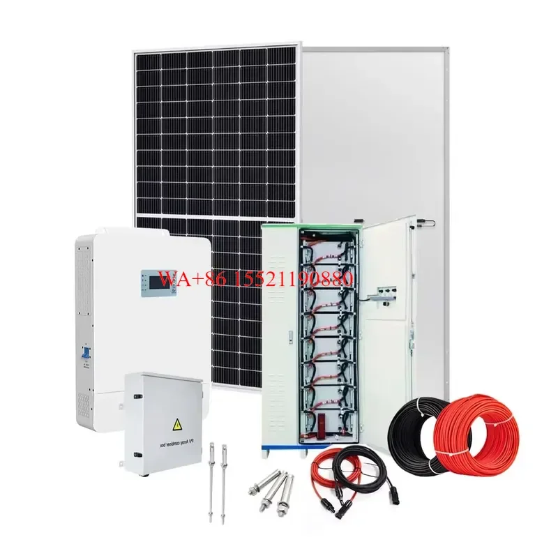 WMWMNU Customizable 30KW Off Grid Solar Energy System Kit MPPT Rooftop Home Use LiFePO4 Battery 100V 240V Output 10KVA