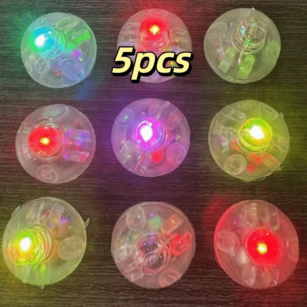 5pcs Warm Yellow LED Ball Light Small Size Handmade Craft Glow Ball Light DIY Accessory Warm White Mini Round Light Sachet Decor