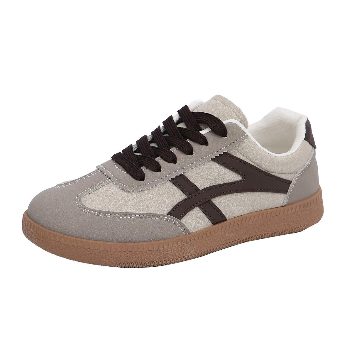 2026 Herbst Damenmode Wildleder-Sneaker mit Doppelschnalle und Metall-Details Leichte Atmungsaktive Bequeme Freizeitschuhe – Detail 16