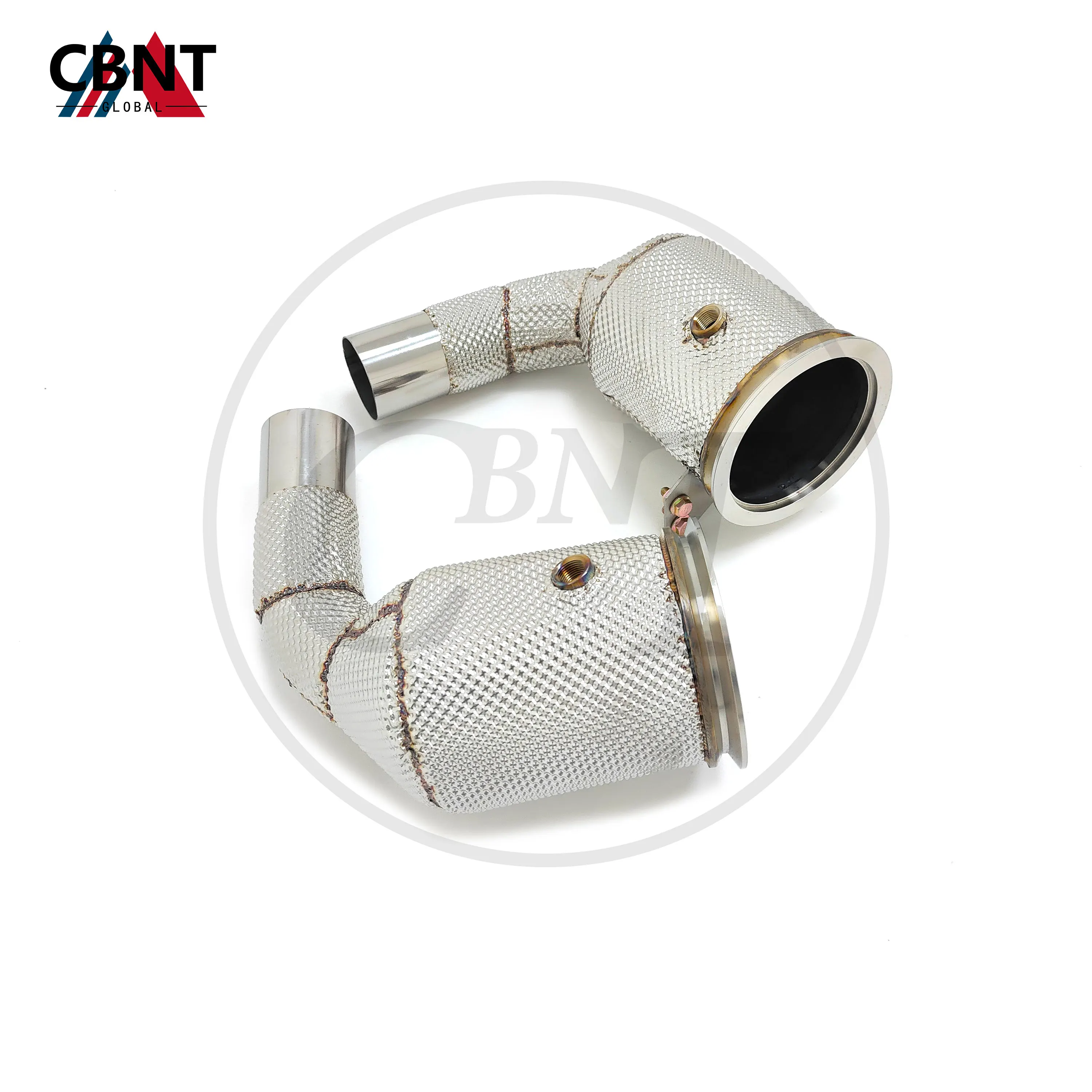 

CBNT Exhaust-pipe for Porsche 992 Turbo Carrera GTS 3.0T Catted/Catless Downpipe with Heat Shield Exhaust Headers Systems