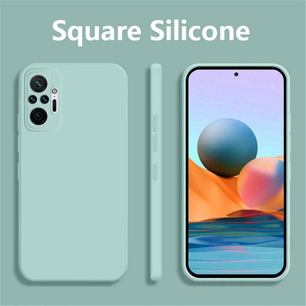 Liquid Silicone Case On Redmi Note 10 Pro Cover