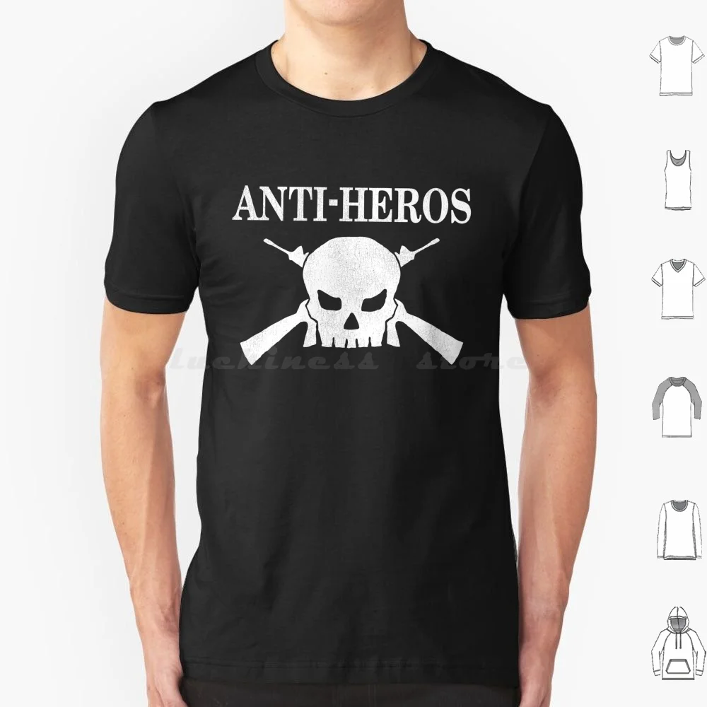 Anti-Heros T Shirt 6xl Cotton Cool Tee Anti Heros Antiheros Band Heavy Metal Metal Death Metal Metal Band 80s Music Black Metal