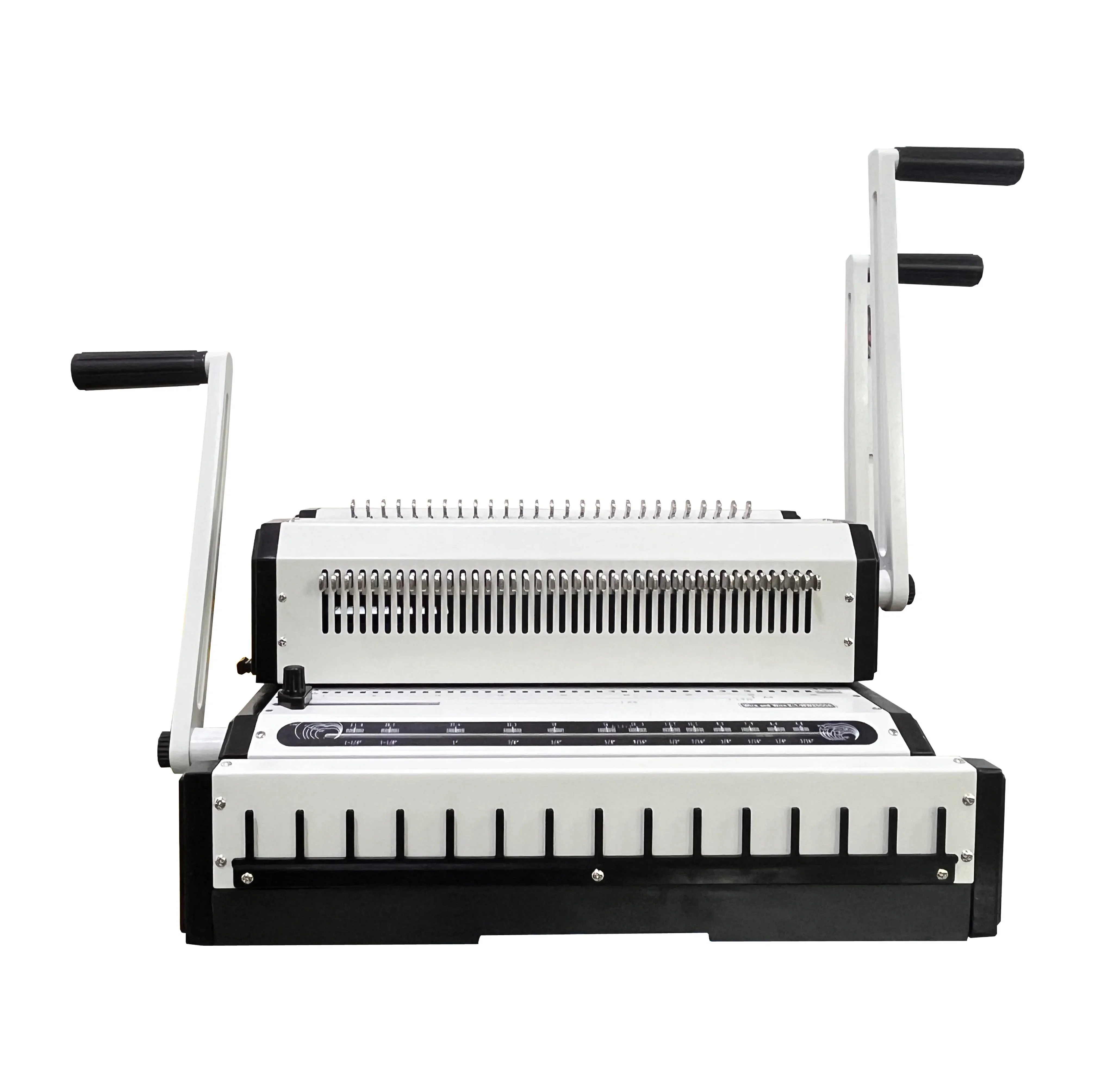 2:1 3:1 Double Wire Binding Machine Single-pass 25 Pages Punching Desktop Binding Machine for Book Calendar Spiral BindingOffice