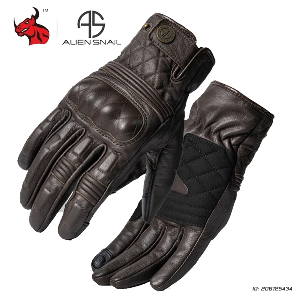 

Motorcycle Gloves Leather Gloves Waterproof Touch Screen Motorbike Full Finger Motocross Gloves Bike Riding Gloves For Men Women