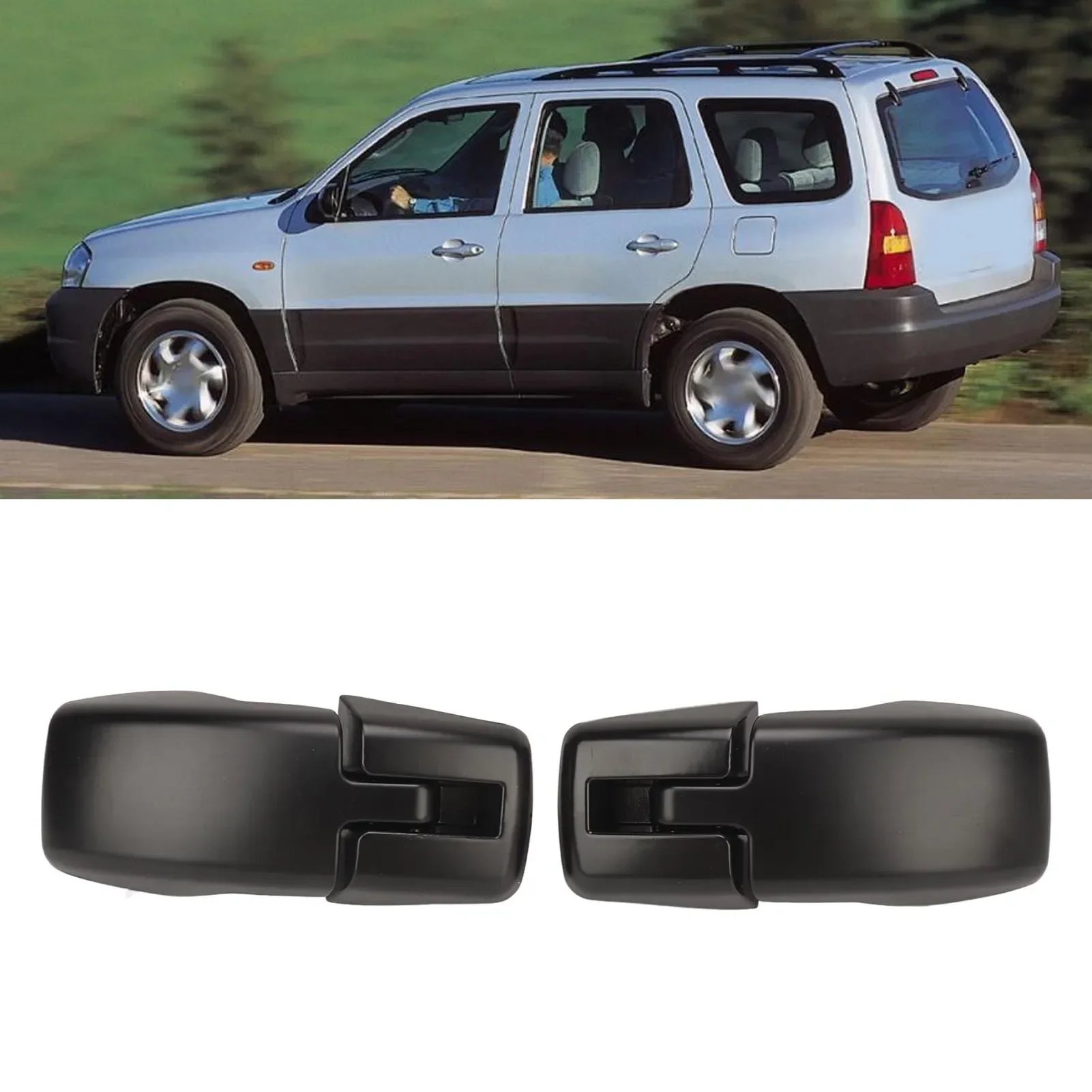 2PCS Rear Liftgate Glass Hinge Stable Performance Replacement For Mazda Tribute 2001-2006 ECY1622AXA ECY1632AXA
