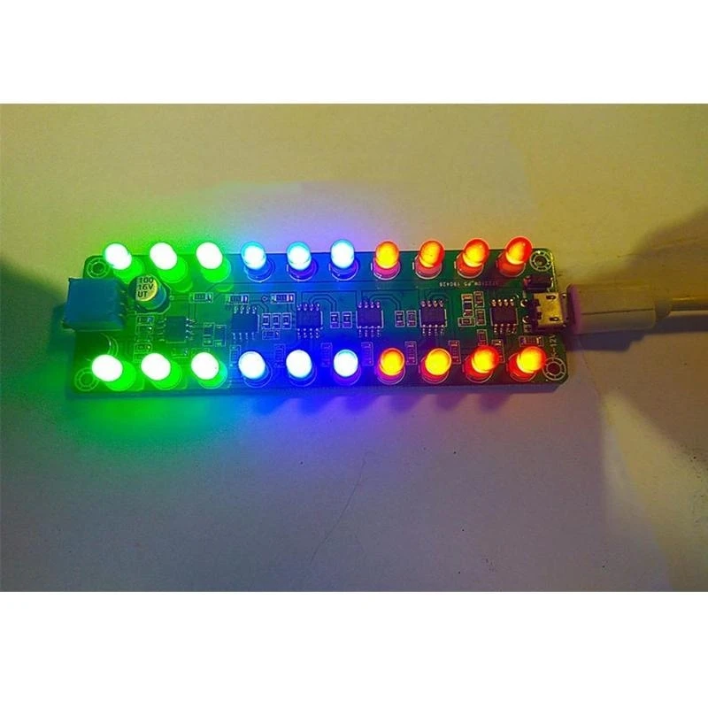 RGB голосовая активация голосового управления звуком аудио спектра светодиодный усилитель VU метр свет атмосферная лампа автомобильный MP3 лучшая распродажа