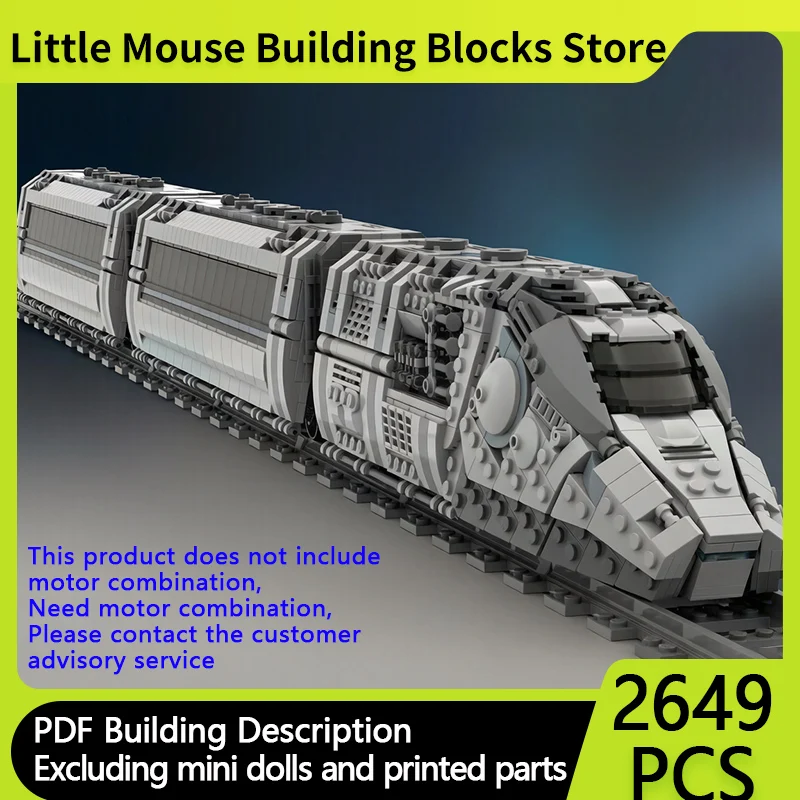 

City Car Model MOC Building Bricks Railway Passenger Train Modular Technology Children Holiday Gifts Assemble Toys Suit