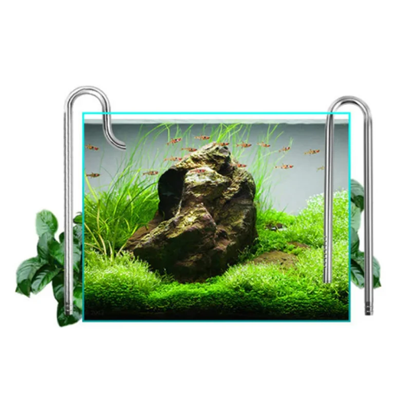 Chihiros Stainless Steel Inflow Outflow Lily Jet Pipe Aquarium Fish Tank Filter Accessories