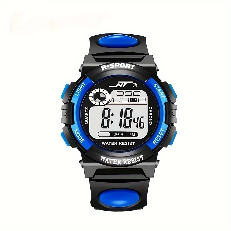 Fashion Sports Electronic Watch, Multifunctional Calendar Alarm Clock Colorful Luminous Electronic Watch