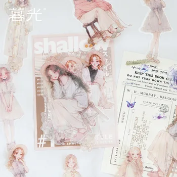 30 sztuk/1 partia Kawaii naklejka do albumu powoli artykuły do ​​scrapbookingu Planner dekoracyjne rzemiosło naklejki papiernicze