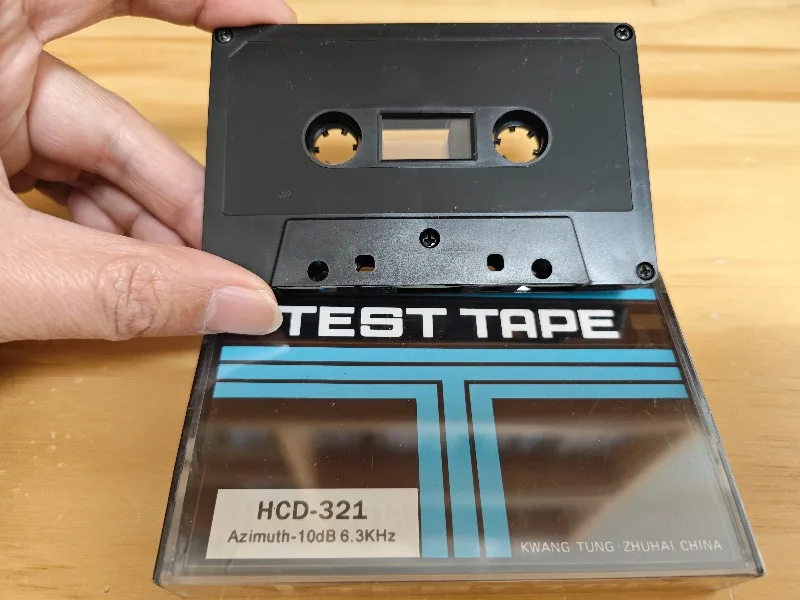 New Azimuth Test with 6.3KHz HCD321 Recorder Deck Maintenance Calibration Test