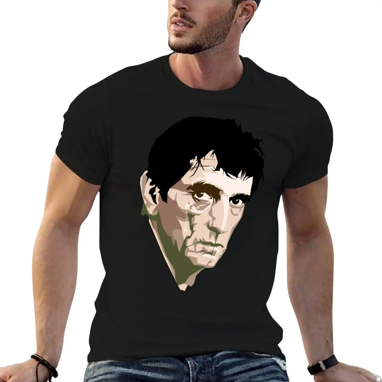 Harry Dean Stanton T-Shirt Everyday Wear Basic Short Sleeve Top