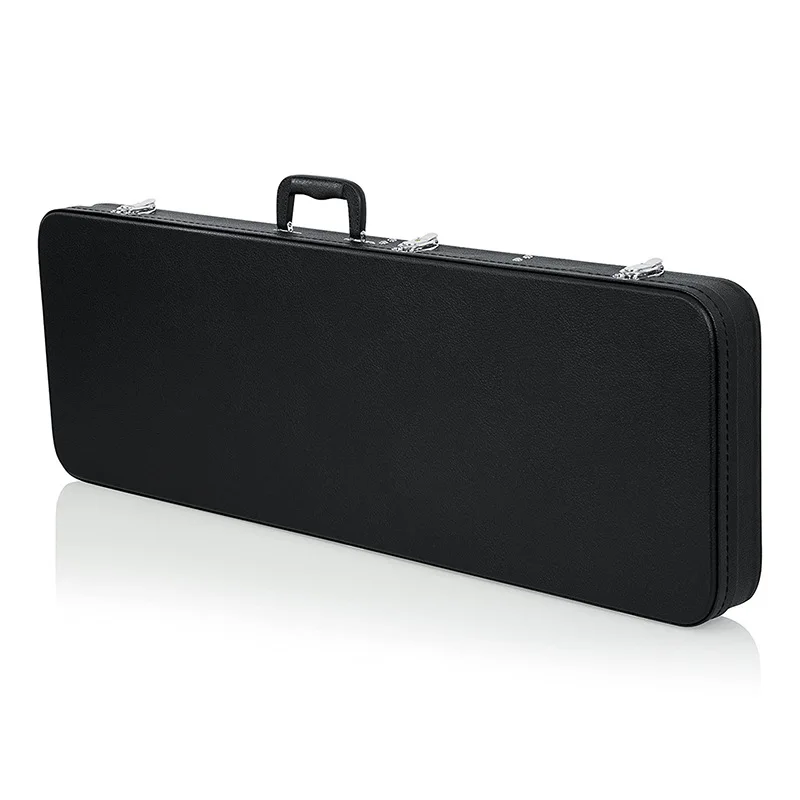Round corner electric guitar wooden box electric guitar box flat electric guitar case