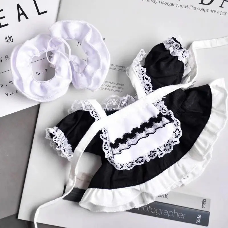 20cm baby dress, cute Lolita-style dress, cotton doll princess dress set view 3