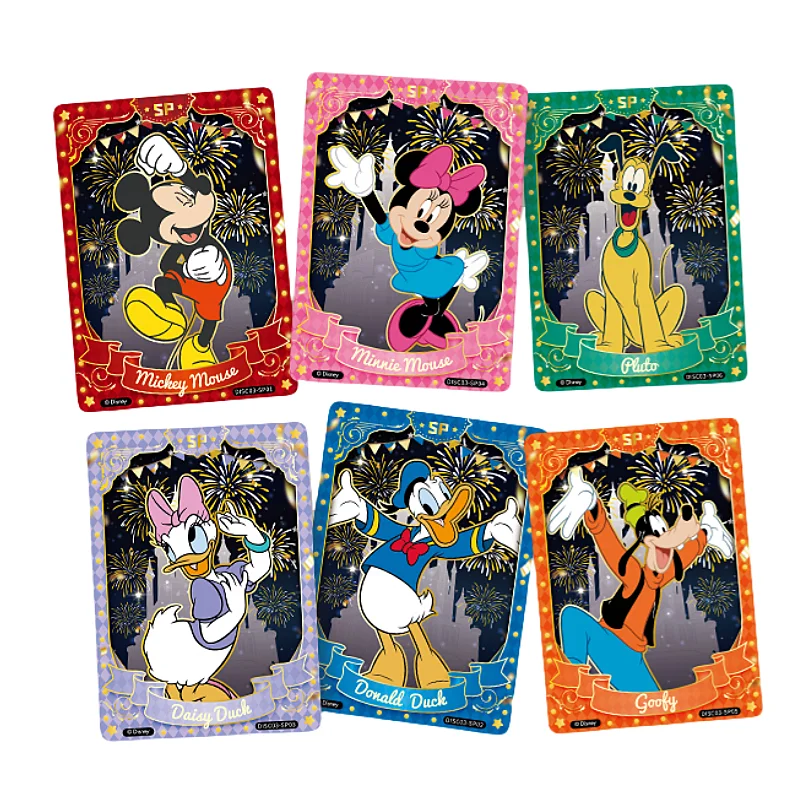 Card Fun Disney Colorful Holiday Collection Cards Donald Anime Character Duck Mickey Mouse Cards Disney 100th Anniversary Cards