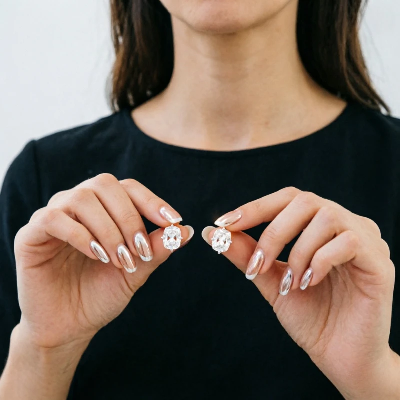 Minimalist Style Dazzle Synthetic Zirconia Stud Earrings for Unisex Fashion Classic Design Daily Commuting Banquet Charm Jewelry