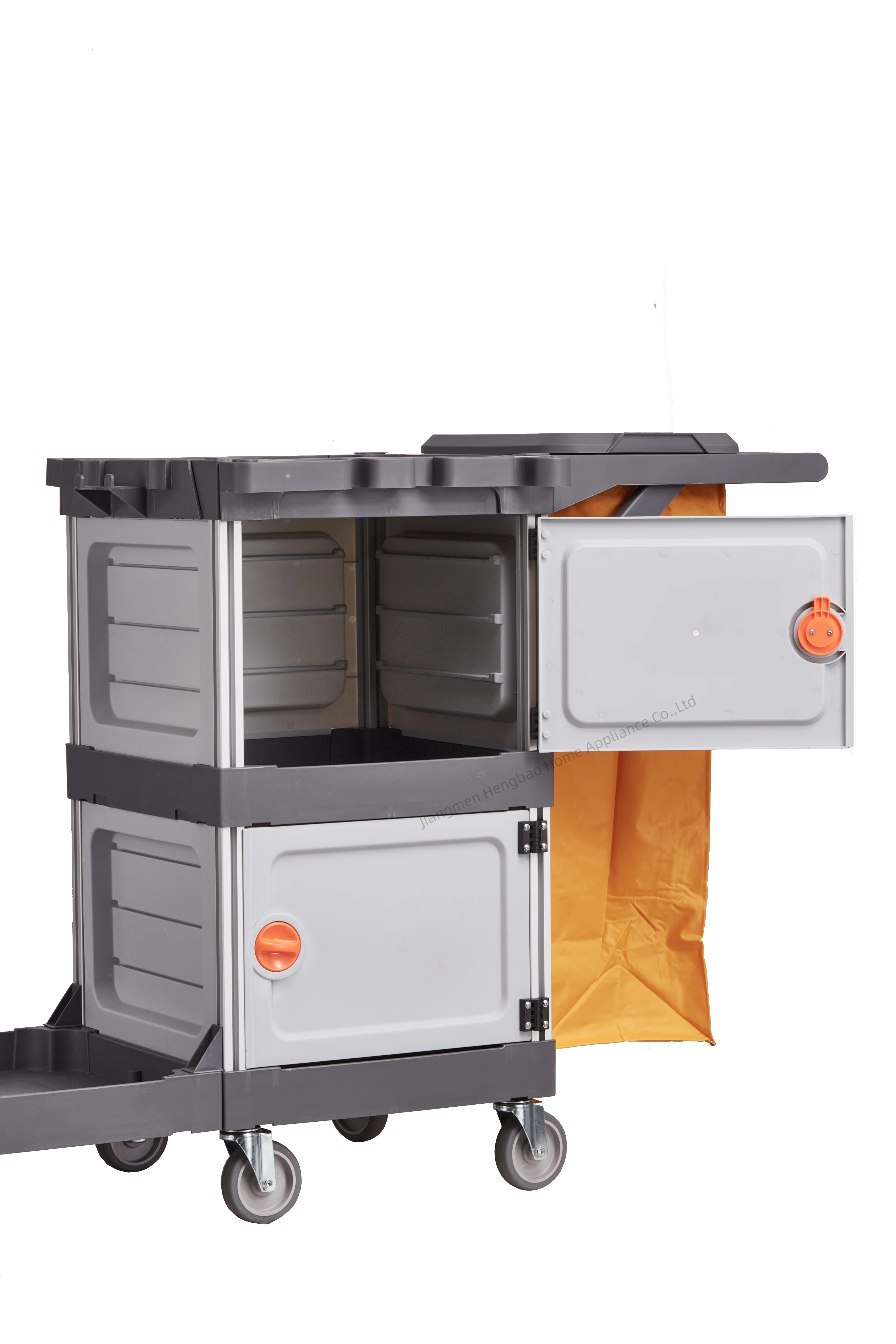 Wózek do czyszczenia hotelowego 2025, wózek gospodarczy z kółkami