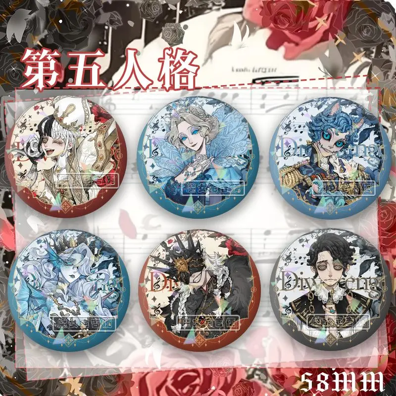 الهوية الخامس غالاكسي سلسلة غريس Naiad Ithaqua ماري بروش BagLapel دبوس تذكارية لينة زر قبعة الزخرفية صفيح شارة هدية