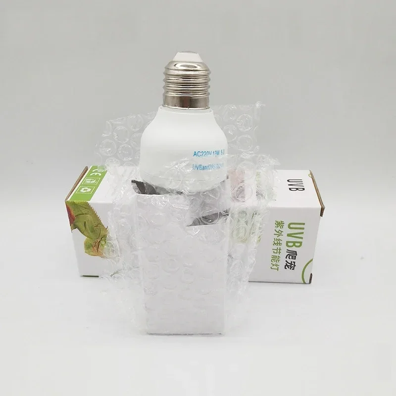 UVB5.0 10.0 110v-220v Lizard Calcium Supplement Lamp 13W 26W UV Bulb E27 Energy Saving Reptile Lamp Turtles and Amphibians
