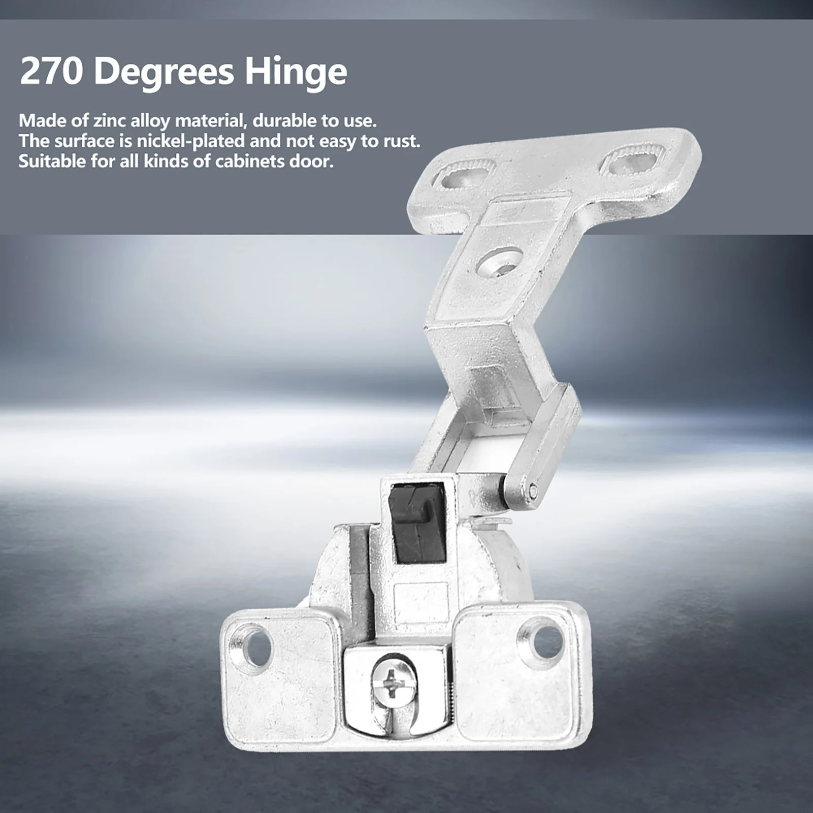 270 Degrees Zinc Alloy Furniture Door Folding Hinge Fixing Accessories Folding Hinge 270 Degrees Hinge Furniture Door Hinge