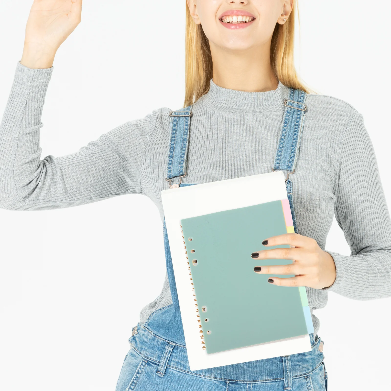 20 قطعة فواصل الموثق انفصال إدراج صفحات ملونة أنيقة نظرة عملية مكتب اللوازم المدرسية دفتر المنظم