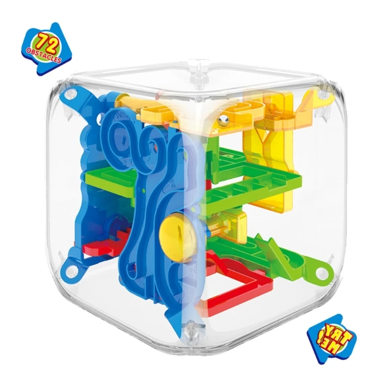 Children Maze Cube Puzzle Toy Portable Educational Toy Pocket Toy Puzzle Box